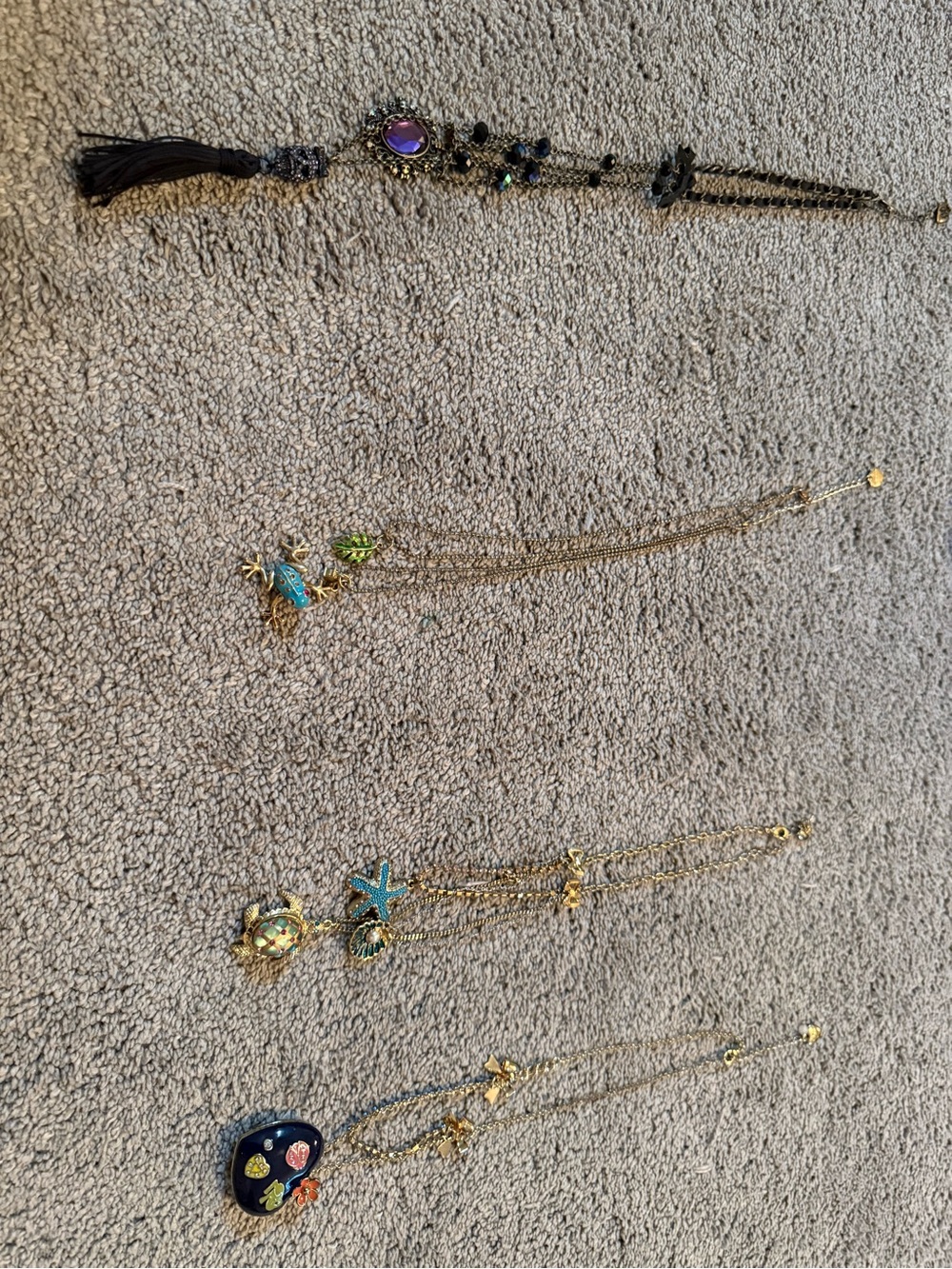 12 Vintage Betsey Johnson Necklaces